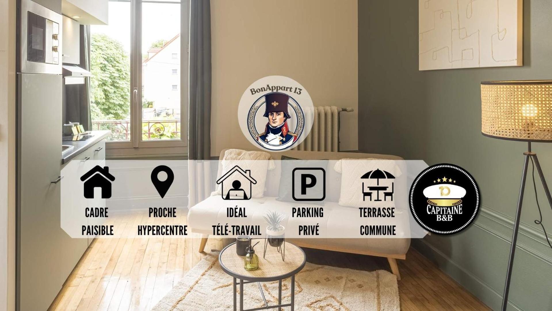 Appartement Bonappart 13 - Charme Napoleonien & Confort *